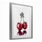 Stupell Industries Cherry Disco Balls Framed Print Under Glass, design by Christine Simpson Art